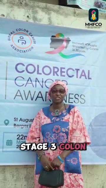 Video: colorectal cancer awareness message